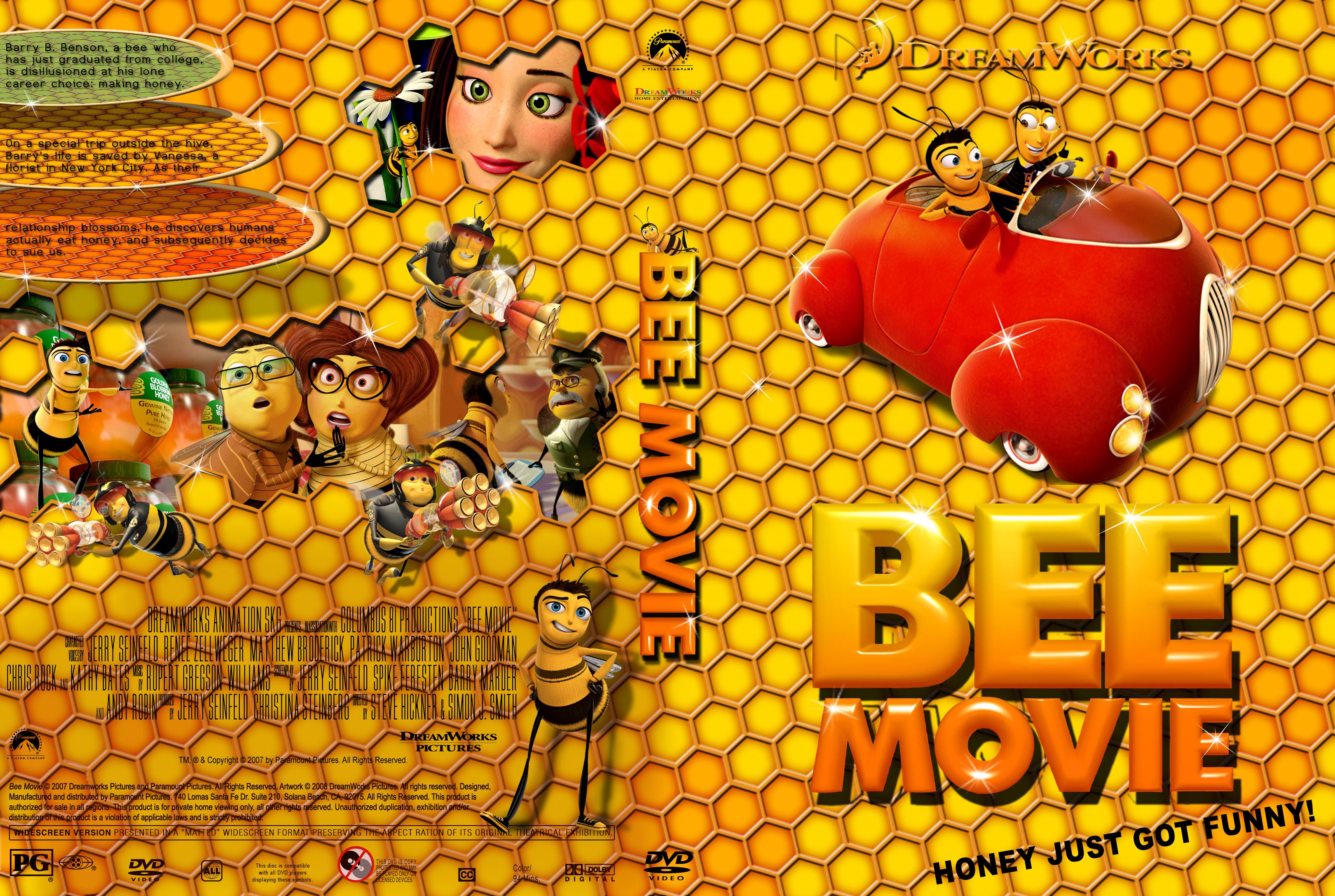 Bee Movie 2007 - front back