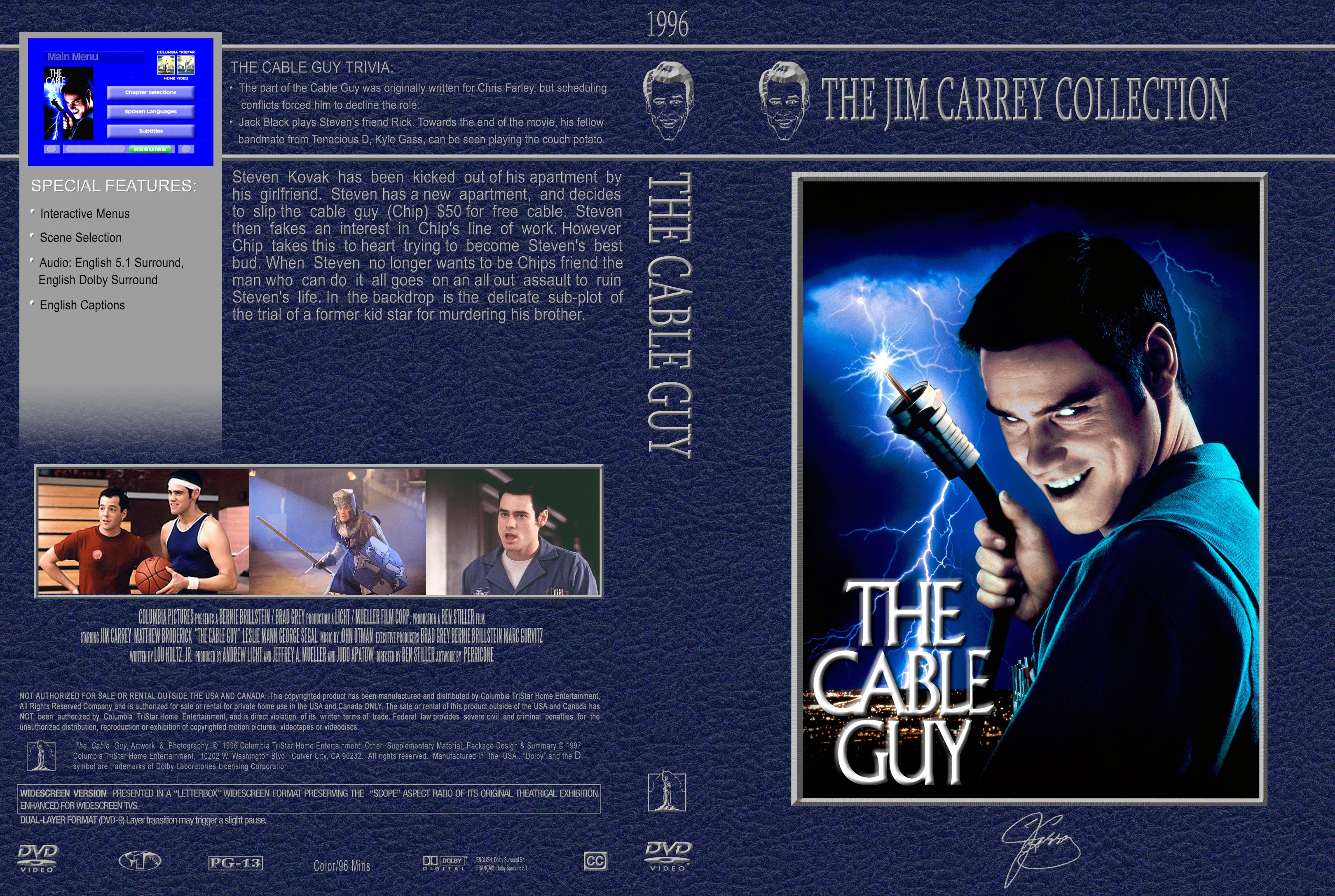 The Cable Guy (Jim Carrey) [Dvd Movie] (Retail - Ntsc)