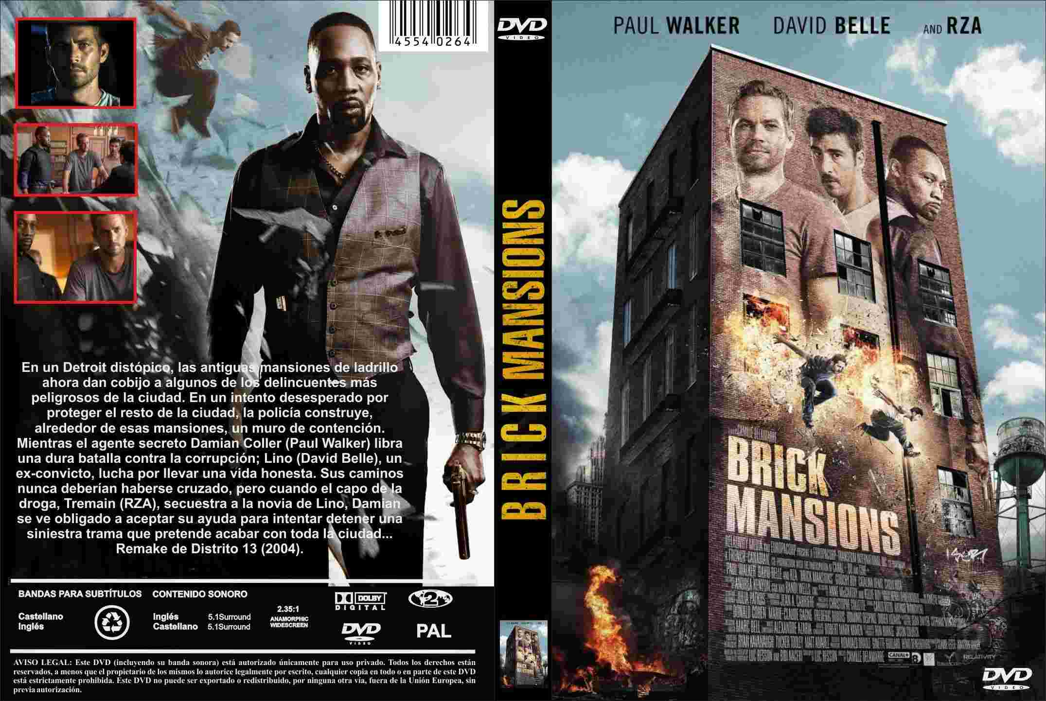 2014 Brick Mansions DVD-Cover